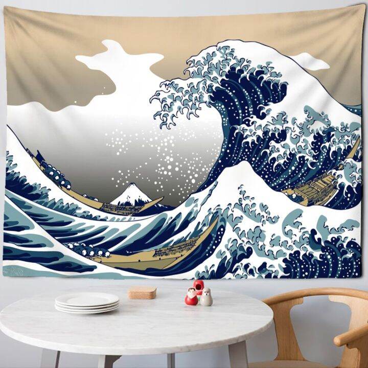 japan-kanagawa-tapestry-wall-hanging-wave-bohemian-style-aesthetics-room-simple-background-cloth-home-decor