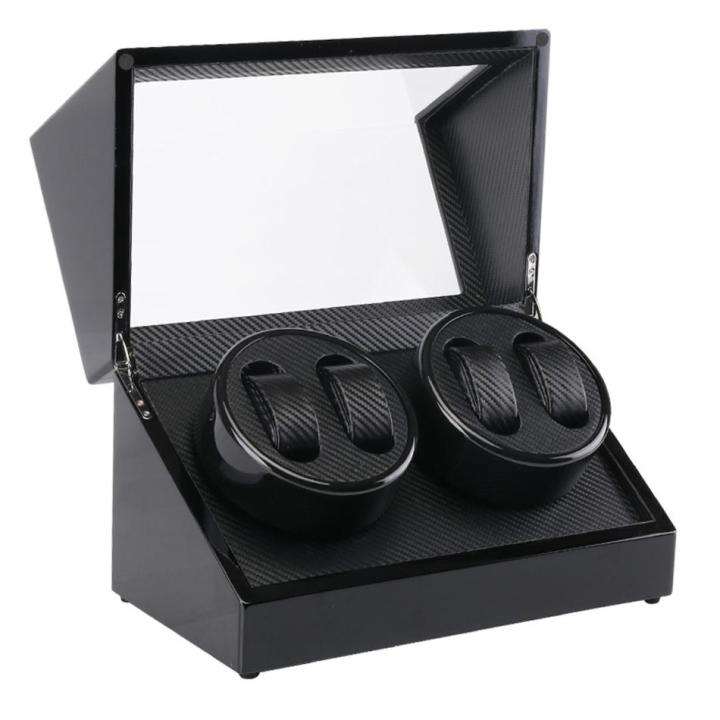 tpa-watch-winder-กล่องหมุนนาฬิกา-ออโตเมติก-แบบอโตเมติก-4-เรือน-สีดำ-สีดำ