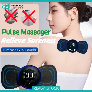 Portable Mini Electric Neck Massager Shiatsu Cervical Back Body Shoulder  Massage