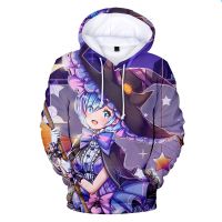 Sudadera con capucha 3D para niños y niñas, suéter con estampado 3D de alta calidad Re:zero-INFINITY, con múltiples colores