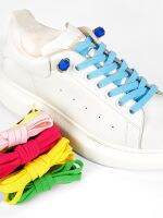 No Tie Shoelaces Rhinestone Shoe Laces Colorful Diamond Elastic Laces Sneakers Without Ties Kids Adult Quick Flat Shoelace 1Pair