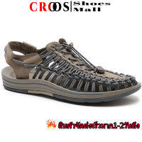 CROOS 2023 ? รองเท้าแตะแบบถัก? KENEN สไตล์ลำลอง ผู้ชาย รองเท้าแตะชายหาด สำหรับผู้หญิง (หลากสี) รองเท้าแตะแบบผูกเชือก 35-44 SHOES