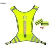 Reflective Vest High Visibility Night Riding Running Vest Outdoor Sports Accessories Safety Vest Night Sports Waistcoat MJ