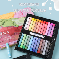 สีชอล์กน้ำมันระดับมืออาชีพและพรีเมียมชุด  24สี และ 48 สี-GIORGIONE Soft Oil Pastels   ศิลปะ ภาพวาด-GOP