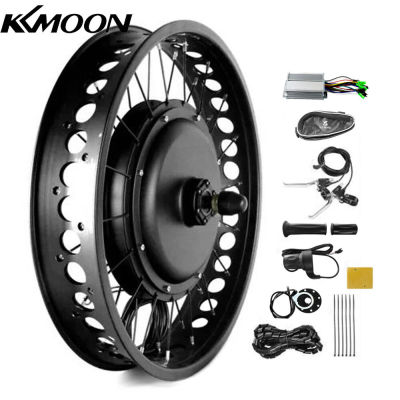 KKmoon ชุดแปลงจักรยานไฟฟ้าด้านหลังมอเตอร์ &amp; ชุดขอบ48V 1500W E-Bike มอเตอร์ชุด Brushless Controller PAS Sensor จักรยานเบรค Shifter ชุด