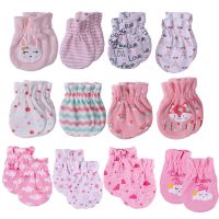 Newborn Baby boy and girl Scratch Mittens0-6 months Winter Cotton Four Seasons kids gloves