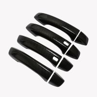 For MG ZS 2017 2018 2019 2020 2021 2022 Carbon Fiber Chrome Car Door Handles Cover Trim Styling Stickers Auto Accessories