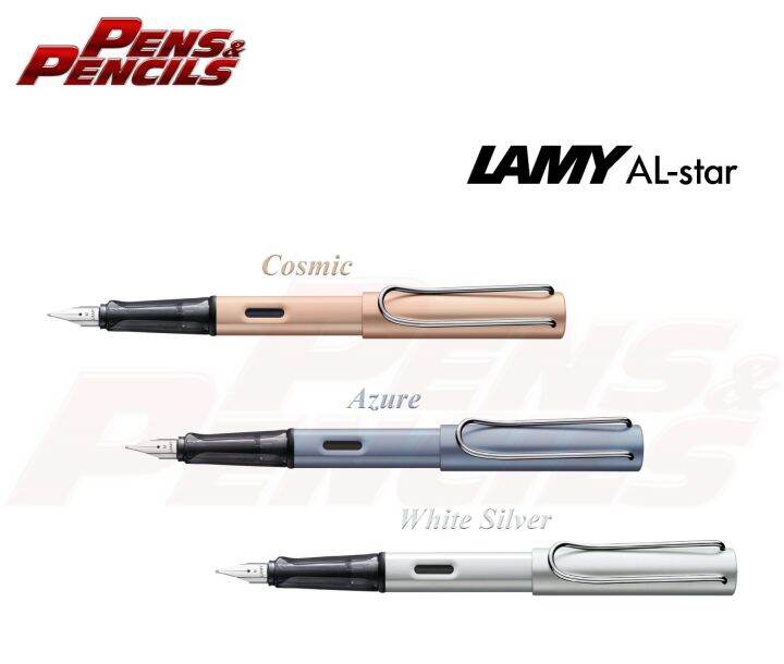 LAMY ALStar Azure Cosmic White Silver Fountain Pen 2021 / 2022 Limited