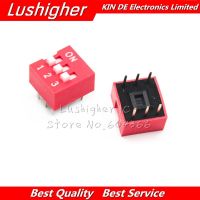 10PCS DIP Switch 3 Bit Way 2.54mm Toggle Switch Red Snap Switch 3P 3pin WATTY Electronics