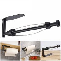 Kitchen Roll Paper Holder with Damping Effect Bath Toilet Paper Holder Wall Mounted Stainless Steel Paper Rack Bath Hardware Toilet Roll Holders