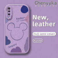 Chenyyka A51 A50s A30s A50ปลอกสำหรับ Samsung 4G A53 5G เคสมีสไตล์มิกกี้น่ารักดีไซน์ใหม่ซิลิโคนนิ่มเคสใส่โทรศัพท์หนังเคสมือถือกันกระแทกป้องกันการตกหล่นพร้อมเคสป้องกันกล้องสำหรับเลนส์คลุมทั้งหมด