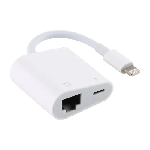 Cáp chuyển đổi Lightning sang dây mạng RJ45 Ethernet LAN cho iPhone/iPad từ  iOS 10 trở lên 