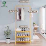 NA FEN AI Floor drying rack Movable clothes storage rack Simple household