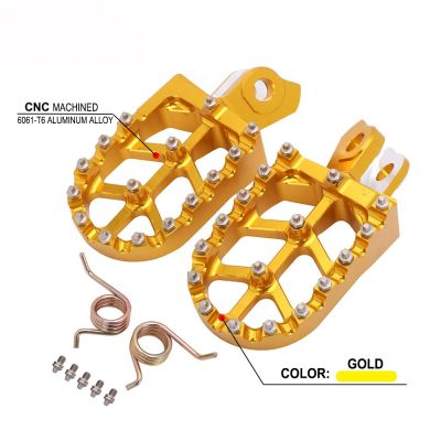 ที่เหยียบ Pijakan Kaki CNC มอเตอร์ Sepeda สำหรับ SUZUKI RMZ 250 RMZ250 2010-2018 RMZ 450 RMZ450 2008-2018 RMX450Z 2010-2017