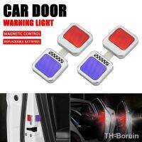 【LZ】✤∏  Dual Magnetic Control LED Car Door Safety Anti-collision Warning Lights Auto Trunk Tailgate Parking Strobe Lamp