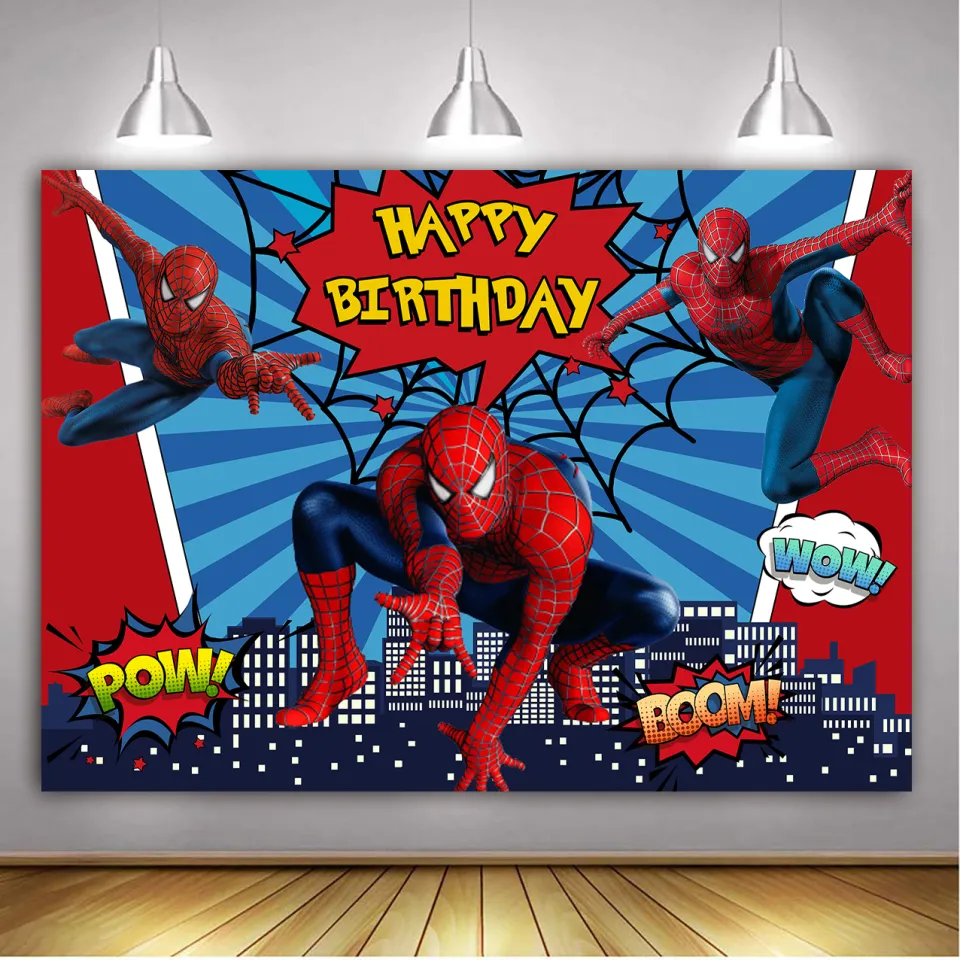 Share more than 142 spiderman theme decoration super hot - vova.edu.vn