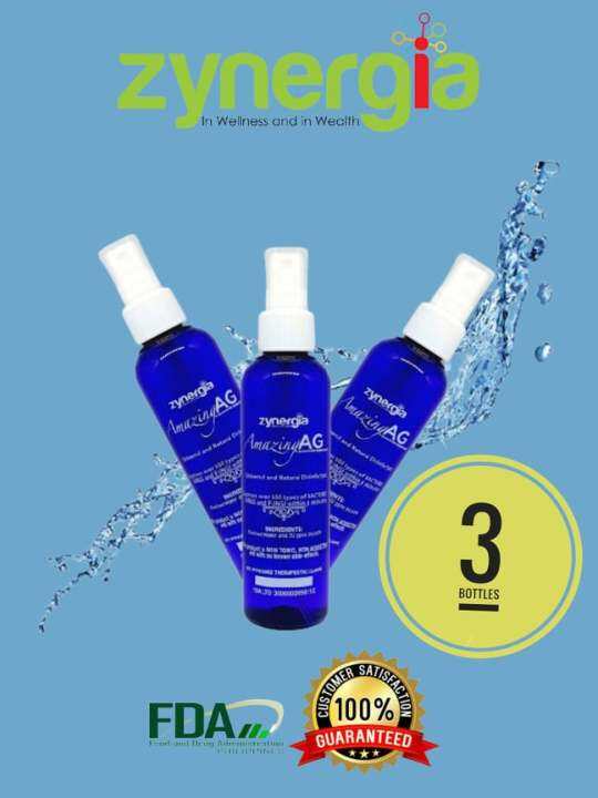 Zynergia Amazing AG 100 ml ( 3 Bottles ) Lazada PH