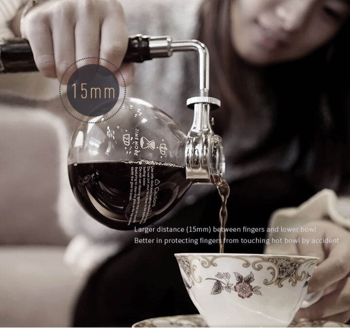 timemore-เครื่องชงกาแฟไซฟ่อน-รับประกัน-syphon-2-0-3-cups