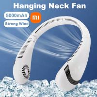 XIAOMI 5000mAh Neck fan usb cooling Mute Wearable Neckband Fans Air Cooling for