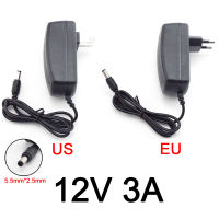 Power adapter 12V 3A 3000Am Ac to Dc, power strip transformer adapter for Led lineA7805 US EU UK PLUGk Optional