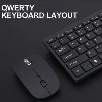 Keyboard Mouse Combos 2.4G Wireless Photoelectric Mice 1000 DPI Mute Qwert Layout Waterproof For Windows IOS Andorid Notebook