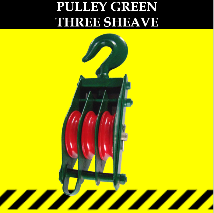 Twin Jean III Pulley 3 Wheel Sheave / 3 Wheel Hook Type Pulley Block Heavy Duty Pulley Lazada PH