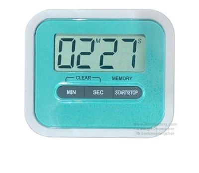 Digital Timer  นาฬิกาจับเวลา เดินหน้าถอยหลัง รุ่น YGH115 (สีฟ้า)