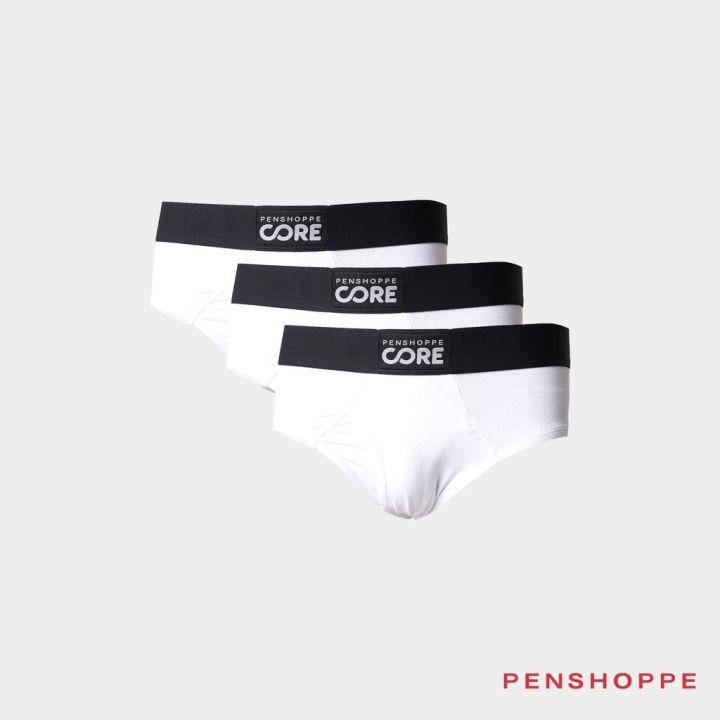 Penshoppe Core 3 in 1 Pack Classic Briefs For Men (Combination 1 ...