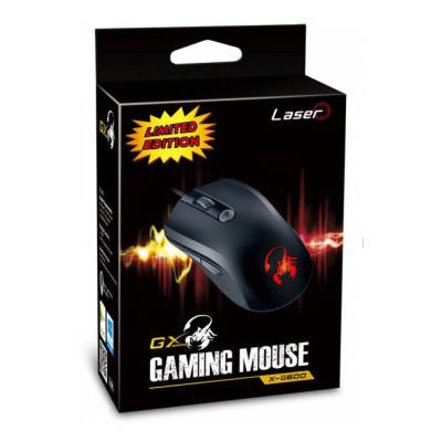 Genius X-G600 Wire Gaming Mouse Black เม้าส์สำหรับเล่นเกมส์ ของแท้ ประกันศูนย์ 1ปี