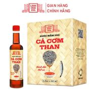 THÙNG 6 CHAI NƯỚC MẮM NHỈ CÁ CƠM THAN 525ML - LÀNG CHÀI XƯA