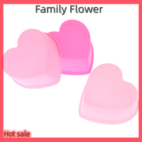 Family Flower Flash Sale 3นิ้ว8ซม.หัวใจมูสช็อกโกแลตสบู่แม่พิมพ์ตกแต่งเค้ก reet baking PAN