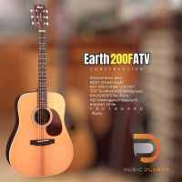 Cort Earth 200F ATV กีตาร์ทรง Dreadnoughtมาพร้อมFishman® sonitone Torrefied solid Sitka spruce ด้านบน ด้านข้างและหลัง