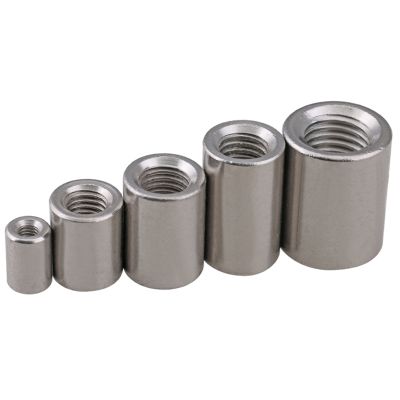 【CC】 Extend Lengthen Round Coupling Joint Sleeve Metric Thread M4 M5 M12 M14 M16