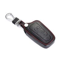 ☄☞ Leather Car Key Case Smart Remote Control Protect Cover holder For Toyota 2019 2020 2021 RAV4 Camry Corolla Avalon 2018 C-HR