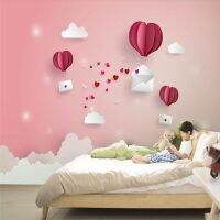 ◈ Simple cute paper-cut childrens room background professional production mural wallpaper wholesale custom poster photo wall