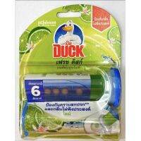 duck เฟรมดิลก์ เจลติดสุขภัณฑ์กลิ่นไลม์ 38 กรัม(ผลิตภัณฑ์ประกอบตัว อุปกรณ์ติดตั้งและแผ่นเจล 6 แผ่น)