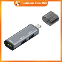 Type-C 3.0 Hub Extensions คอมพิวเตอร์โน้ตบุ๊ค3พอร์ต Usb Adapter Station ฮับข้อมูลแบบพกพา Usb Splitter