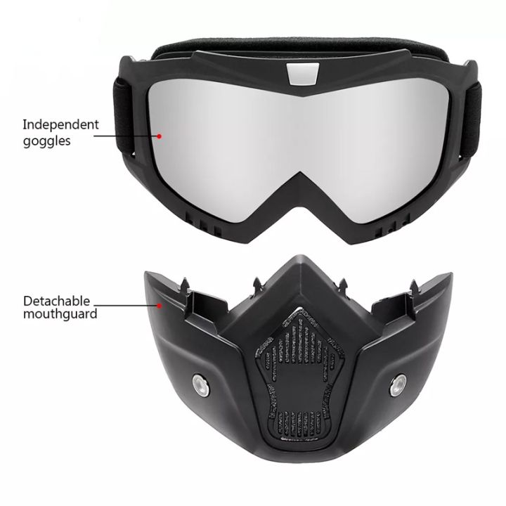 loose-พร้อมส่ง-แว่นตาปั่นจักรยาน-uv400-แว่นตาขับรถ-กันลม-กันแดด-หน้ากากหมวกกันน็อค-ทนต่อการใช้งาน-ถอดประกอบได้