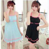 --SY23726♙▥♙ [With detaable d] cute ghtdress female summer sg ice silk suit h d jamas no bra summer sle