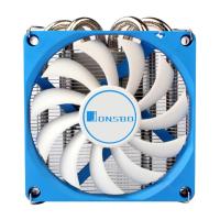 2021Jonsbo HP-400 CPU Cooling Fan 4 Heat s Radiator for HTPC Case Ultra-Thin CPU Cooler for In LGA 115X775 AMD AM2 AM3 FM2