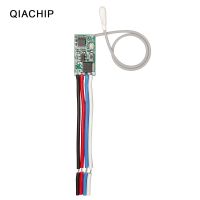 QIACHIP สวิตช์รีโมทคอนโทรล433 Mhz ไมโครมินิ DC 3.5V 3.7V 4.5V 5V 6V 7.4V 8.4V 9V 12V รีเลย์อุปกรณ์รับสัญญาณไฟ LED 433 Mhz