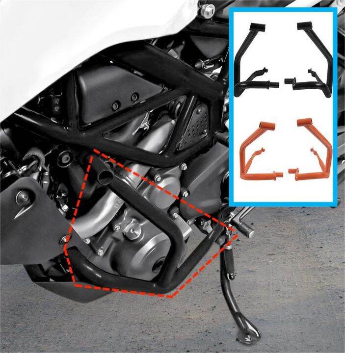 for-duke390-duke250-motorcycle-crash-bar-engine-guard-bumper-stunt-frame-slider-falling-protector-for-ktm-duke-390-250-2017-2022