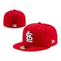 2023 New Original High Quality MLB St. Louis Cardinals Fitted Hat Men Women  Cap Full Closed Caps Sports Embroidery Hats 2022หมวกเบสบอล สีแดงสไตล์ฮิปฮอป หมวกแก๊ป แบนราบด้านบน