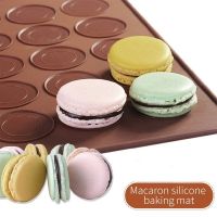 【hot】 Non-Stick Silicone Macaroon Pastry Oven Baking Mould Sheet Mold Useful Tools Bakeware ！