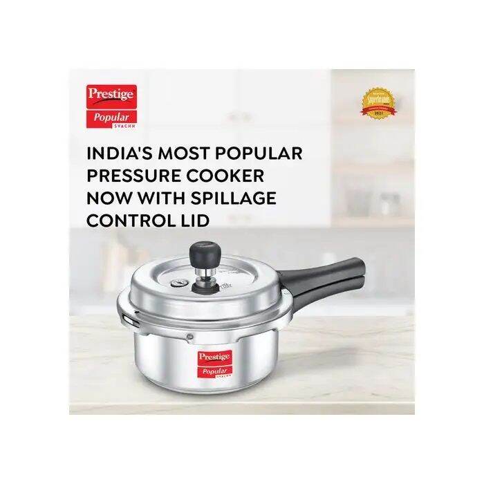 prestige svachh stainless steel pressure cooker