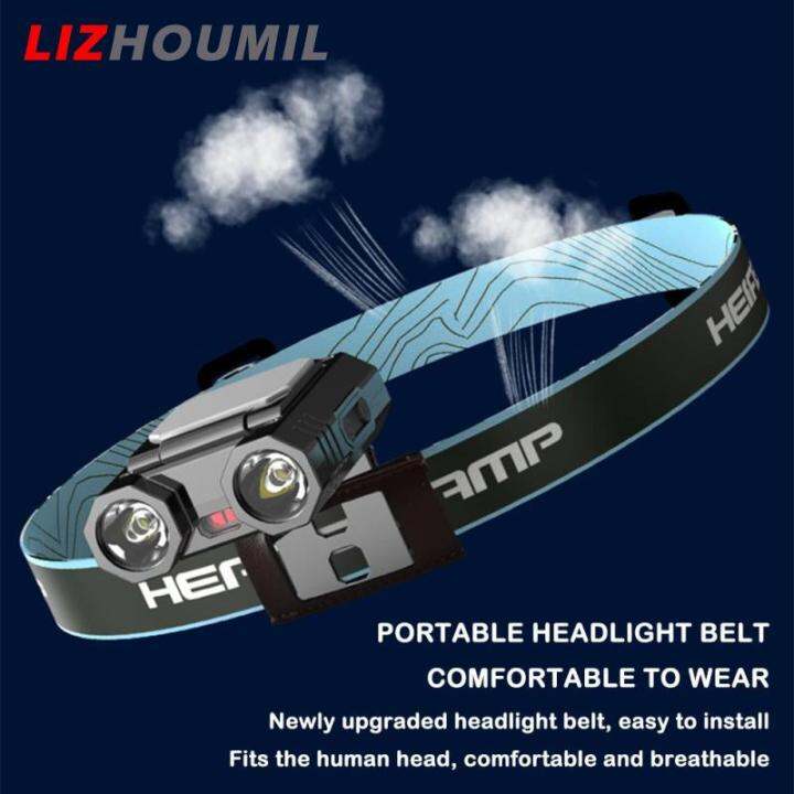 lizhoumil-ไฟกิ๊บติดหมวกอเนกประสงค์ไฟหน้ารถมอเตอร์ไซค์แบบ-led-ชาร์จ-usb-ไฟฉุกเฉินกลางแจ้งสำหรับตั้งแคมป์กลางคืนตกปลา