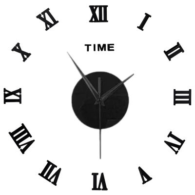 ZSHENG นาฬิกาติดผนังขนาดใหญ่40-50 Cm,นาฬิกาห้องนั่งเล่นสร้างสรรค์แบบทำมือโมเดิร์นเรียบง่ายนาฬิกาผนังนาฬิกานาฬิกาสติ๊กเกอร์ติดผนัง