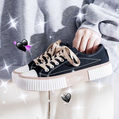 ☌  Low canvas shoes men to help the new 2023 han edition tide joker student summer leisure sandals male shoes breathable cookies