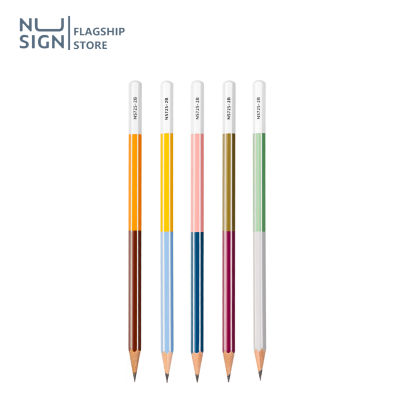 Nusign ดินสอฝนข้อสอบ ดินสอแรเงา HB 2B ดินสอไม้ ดินสอสีดำ ดินสอไม้ทําข้อสอบ ดินสอ เครื่องเขียน อุปกรณ์สำนักงาน Graphite Pencil