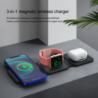 3 In 1 Wireless Charger Magsafe Charger สำหรับ 14 13 12 Fast Charging Station สำหรับ 8 7 6 5 Pro 2 3